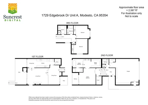 $469,000 | 1729 Edgebrook Drive, Unit A, Modesto, CA 95354