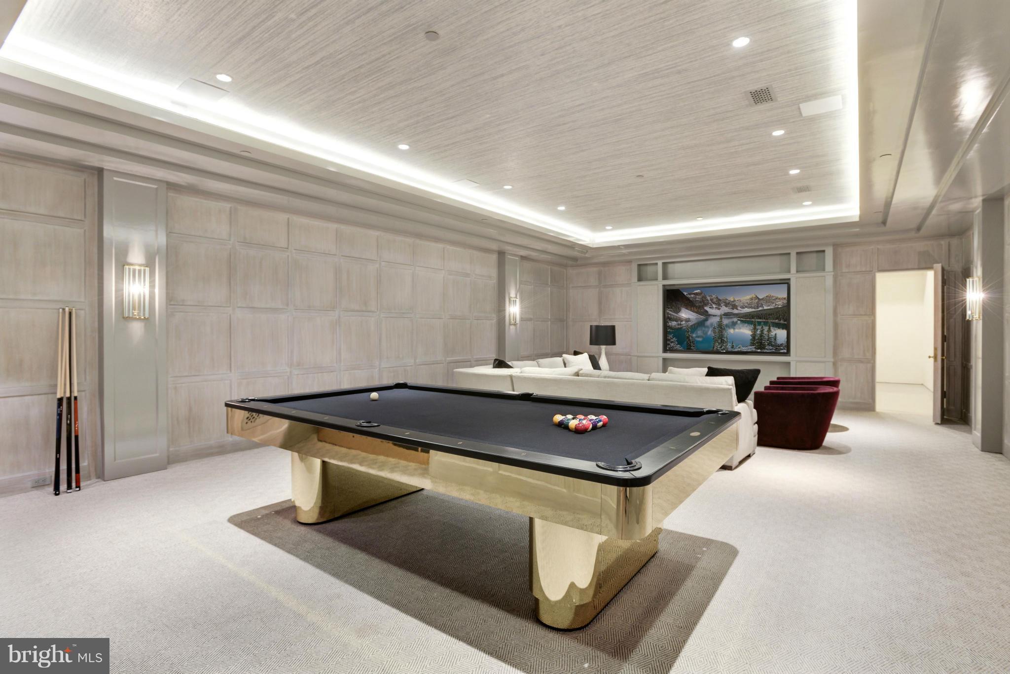 3030 Chain Bridge Road Northwest Washington, DC 20016 - Photo 19 of 30 Media/Billiard Room