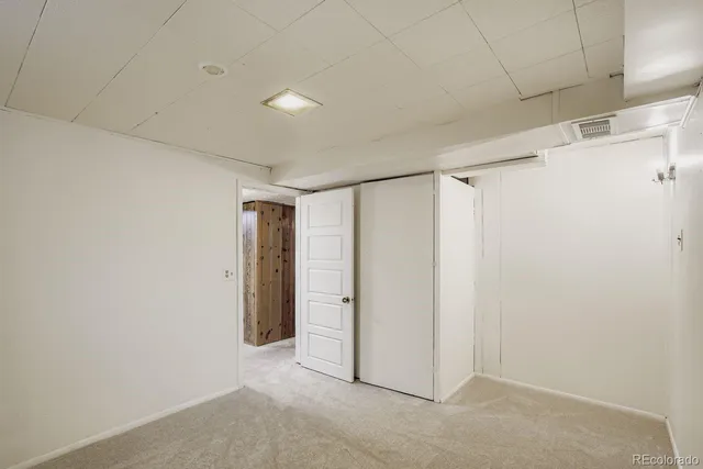 a view of an empty room