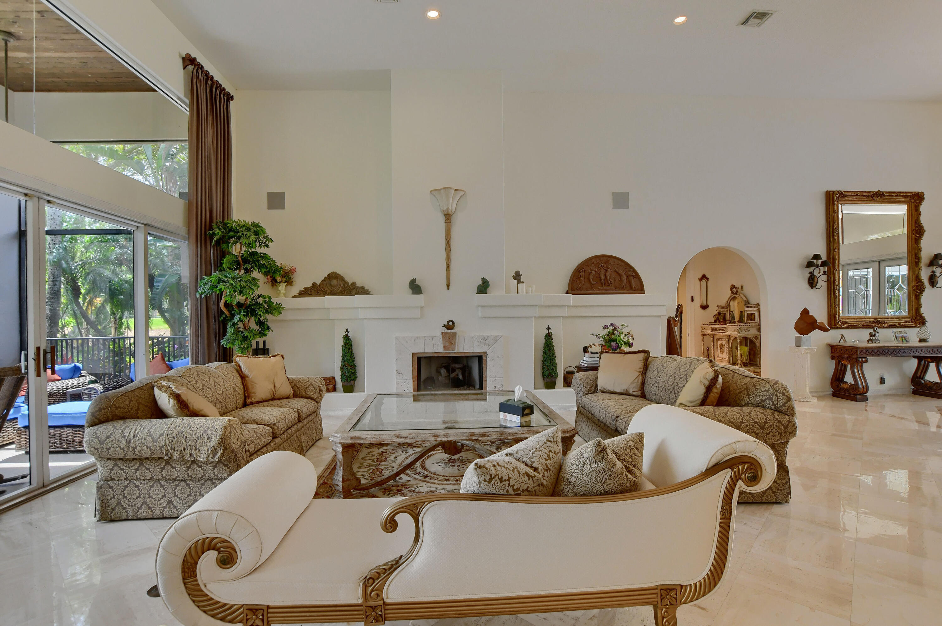 6187 Northwest 24th Terrace Boca Raton, FL 33496 - Photo 19 of 58 Living Room & Fireplace