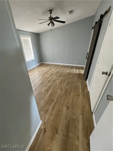 a view of hallway with stairs