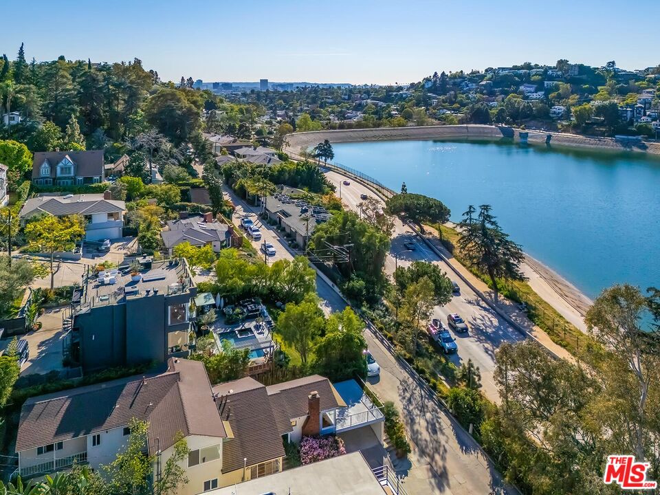 2106 Rockford Road Los Angeles, CA 90039 - Photo 11 of 66 an aerial view of a city with lake view