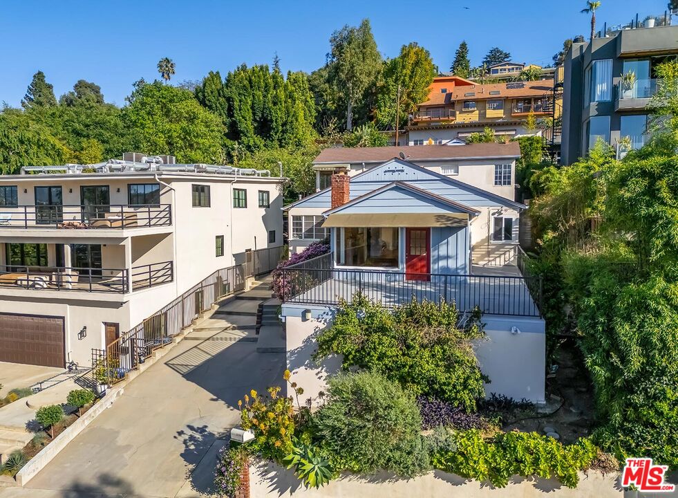 2106 Rockford Road Los Angeles, CA 90039 - Photo 5 of 66 aerial view of a house with a yard