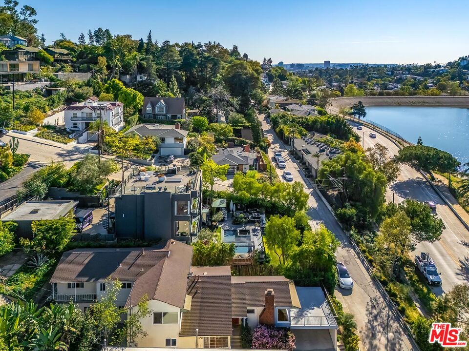 2106 Rockford Road Los Angeles, CA 90039 - Photo 10 of 66 an aerial view of a house with outdoor space and lake view
