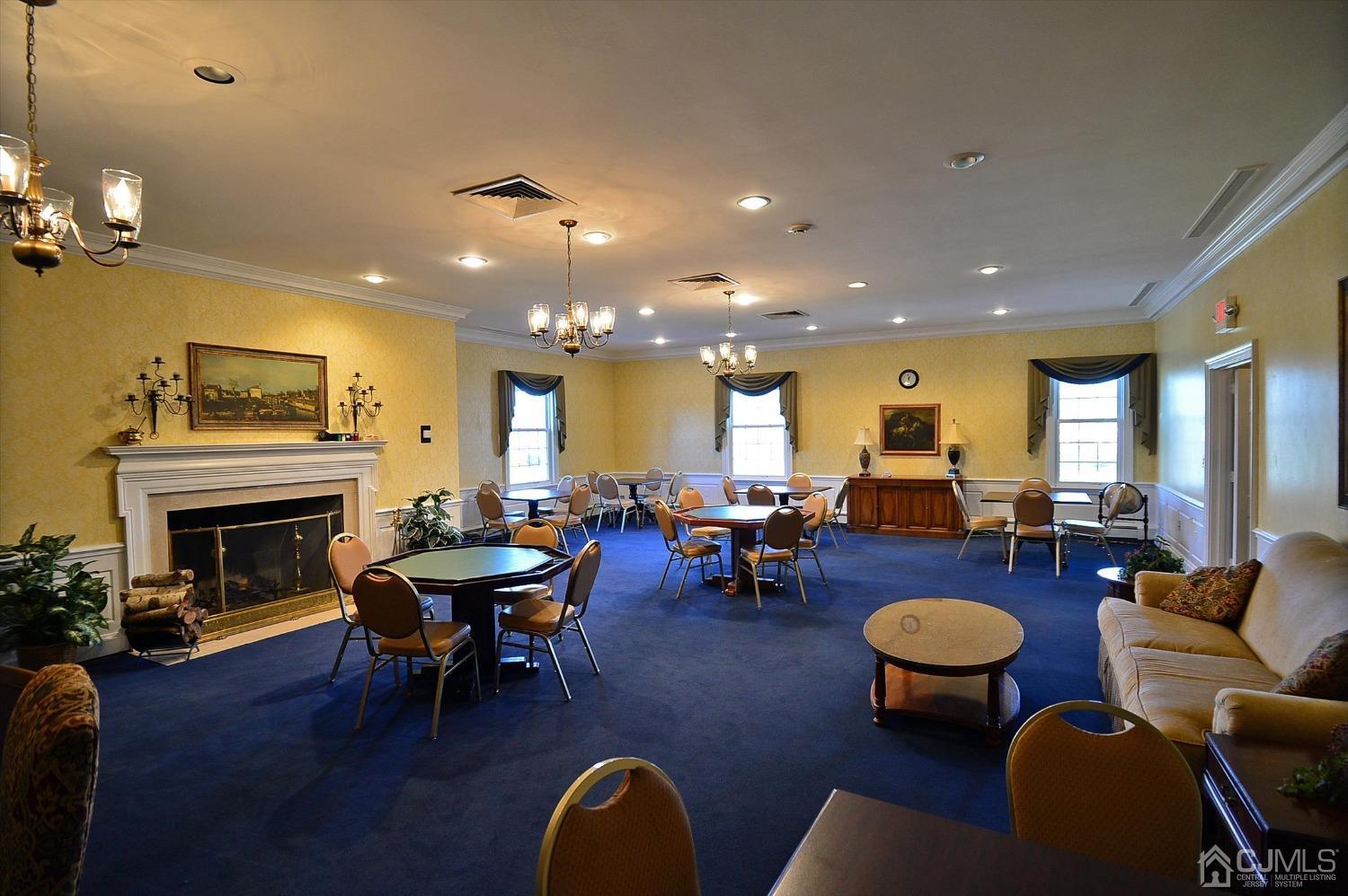 569 Old Nassau Road, Unit O Iselin, NJ 08830 - Photo 30 of 38 a living room with furniture and fireplace