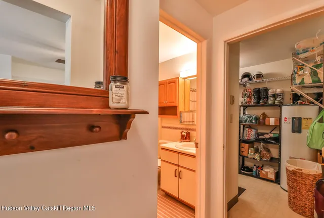 a view of storage and utility room