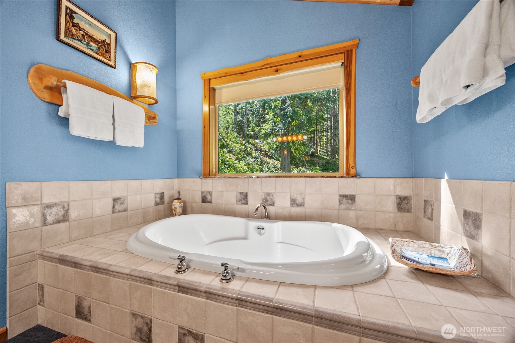 106 Timber Trail Packwood, WA 98361 - Photo 35 of 40 a bathroom with a sink and a mirror