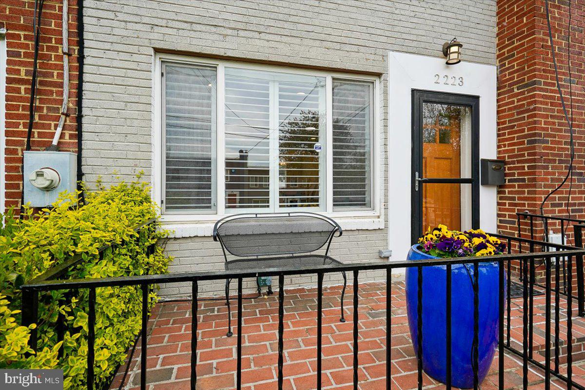 2223 16th Street Northeast Washington, DC 20018 - Photo 10 of 39 a view of balcony with a potted plant