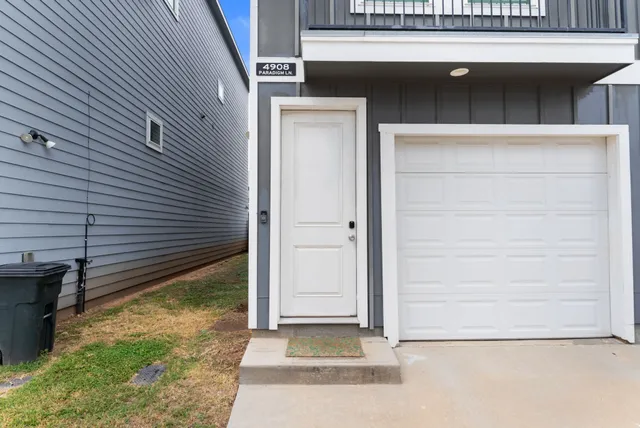 a view of front door