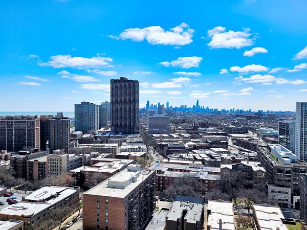 a city view with lot of high rise buildings
