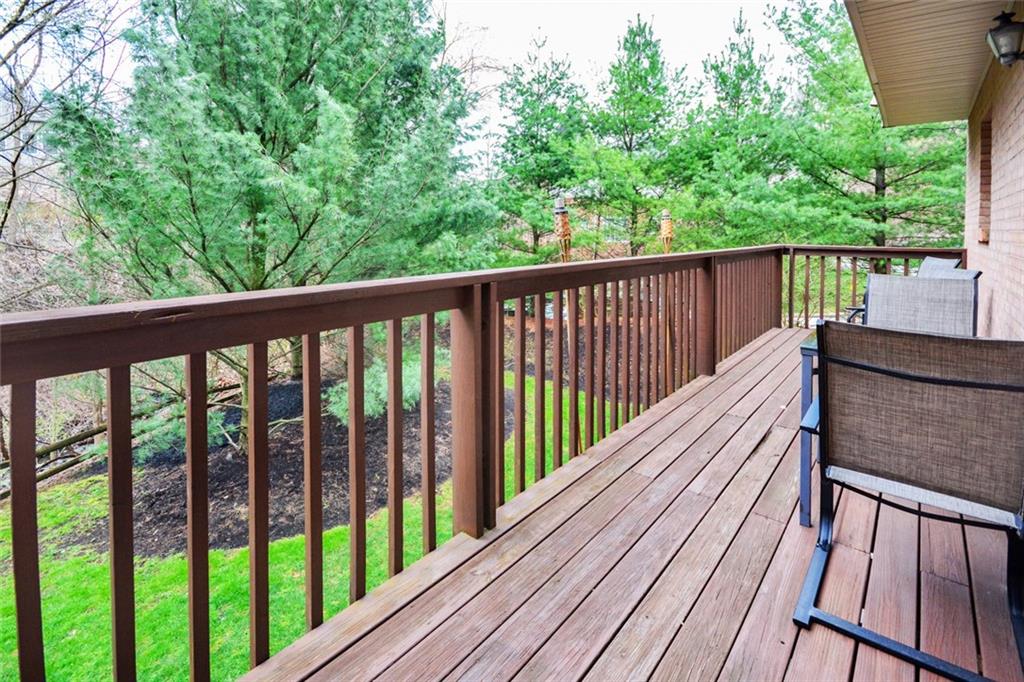 105 Fall Run Road Forest Hills, PA 15221 - Photo 21 of 24 Deck off of dining room overlooking the yard and woods