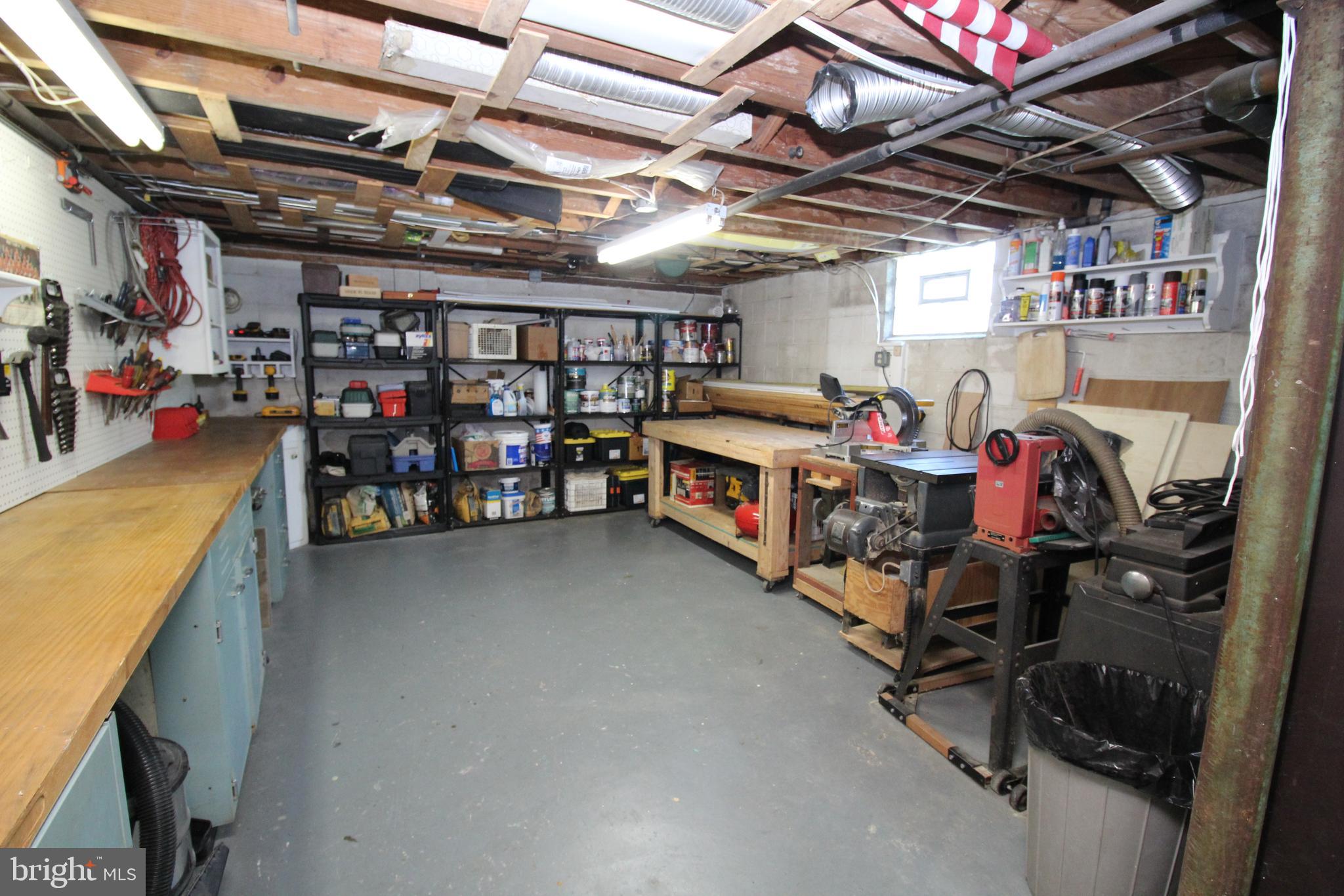 835 Spring City Road Phoenixville, PA 19460 - Photo 39 of 47 Large work bench in Bsmt.