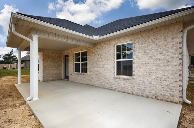 a view of an door of the house