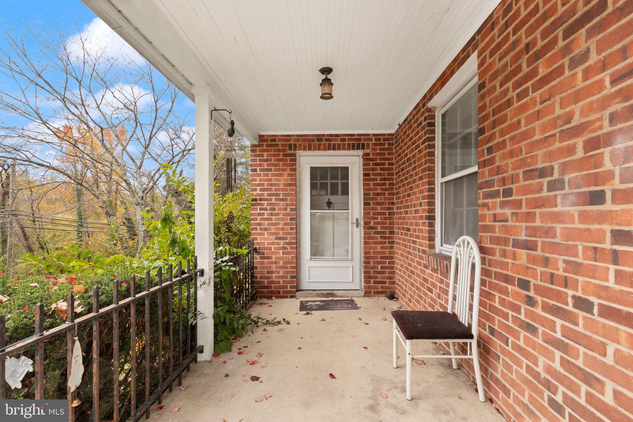 a view of a house with a porch