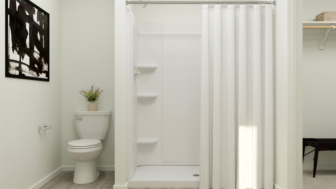 543 Paris Street Maxwell, TX 78656 - Photo 16 of 25 a bathroom with a toilet