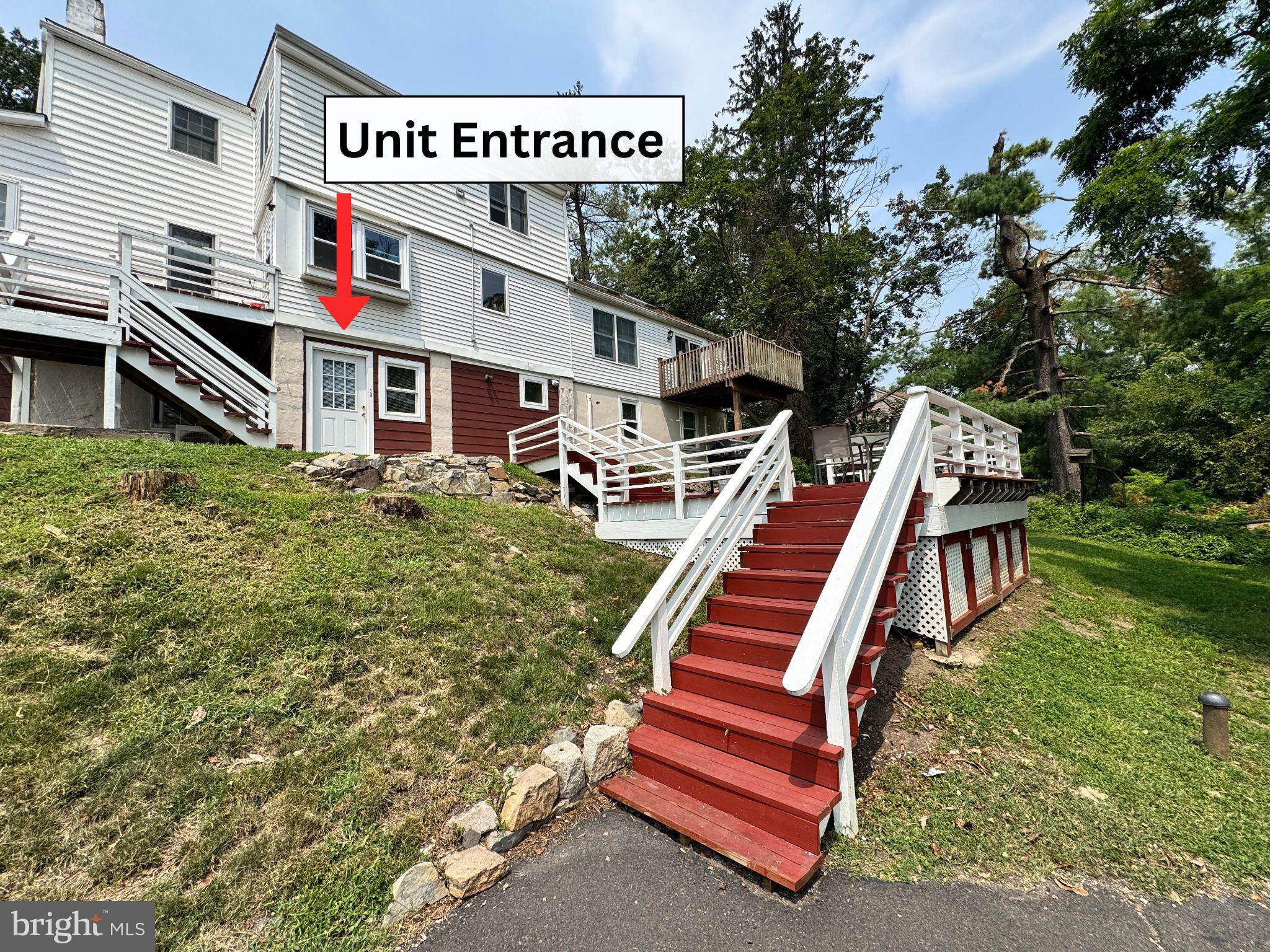 a view of outdoor kitchen and deck