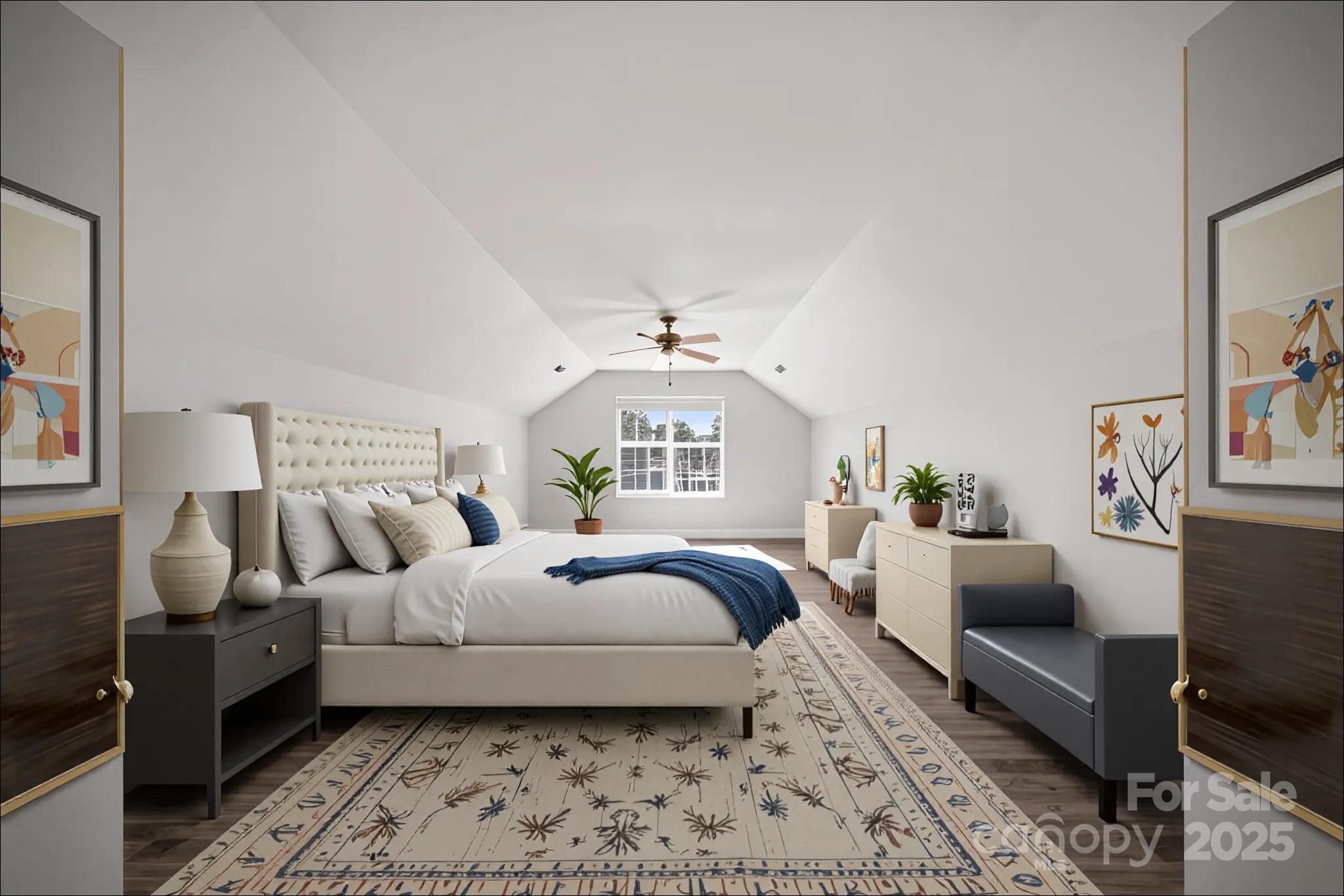3056 Rocket Road Rock Hill, SC 29732 - Photo 24 of 33 a bedroom with a white bed couch and a window