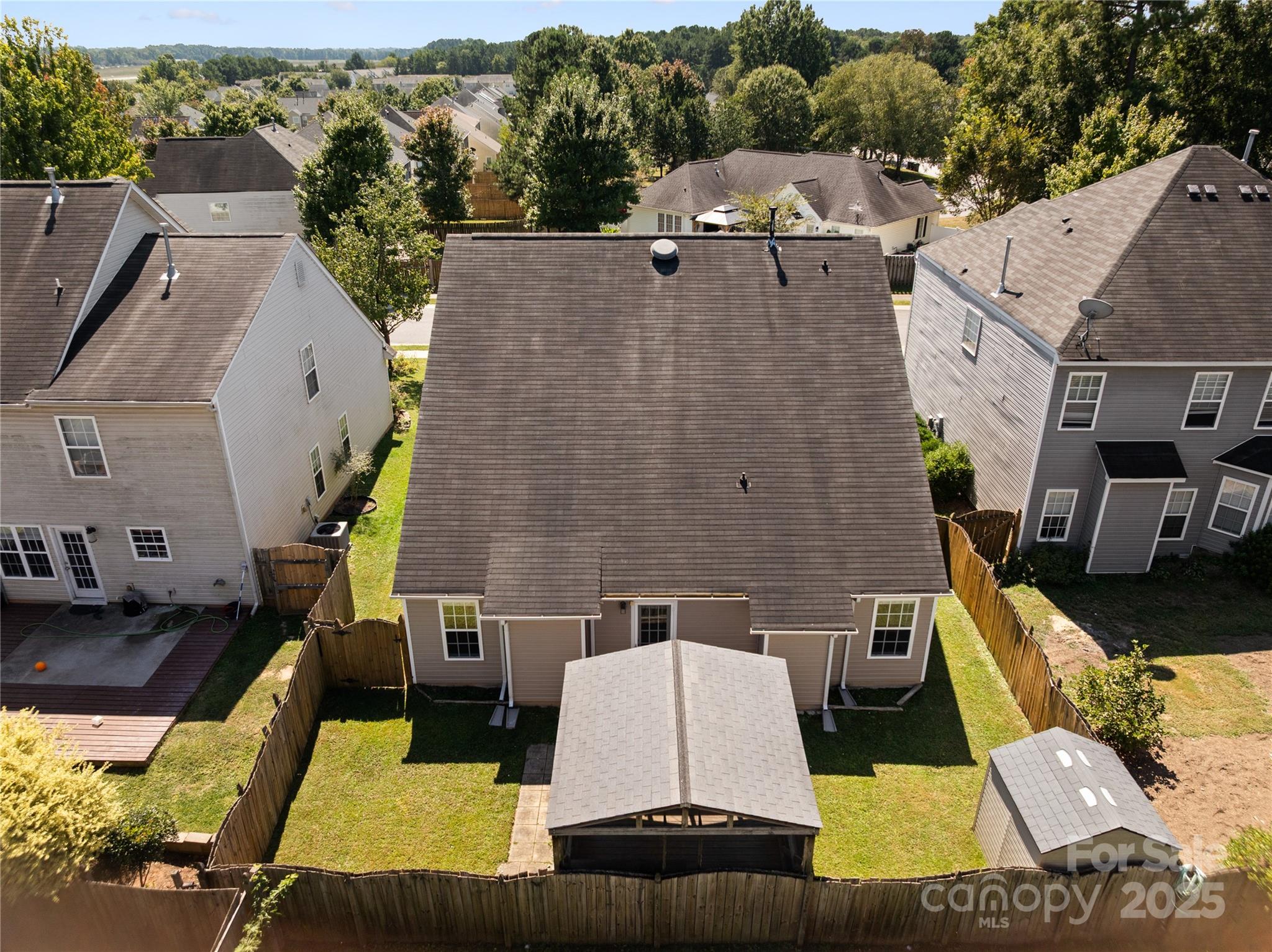 3056 Rocket Road Rock Hill, SC 29732 - Photo 32 of 33 an aerial view of a house with a yard
