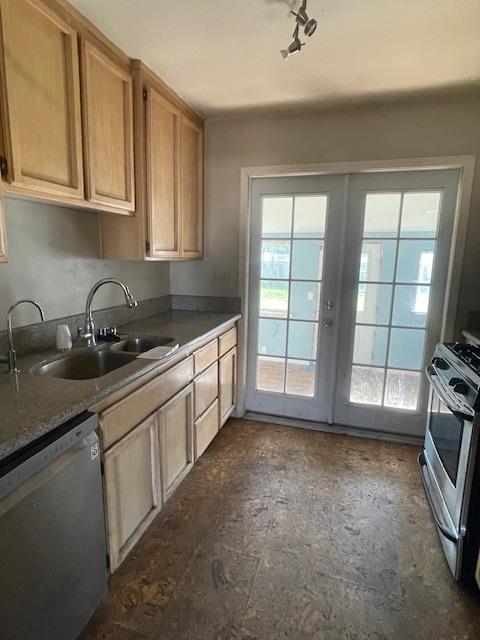 450 Lilac Lane Rio Linda, CA 95673 - Photo 4 of 12 a kitchen with granite countertop a sink a stove and cabinets