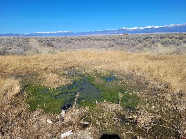 a view of lake and mountain