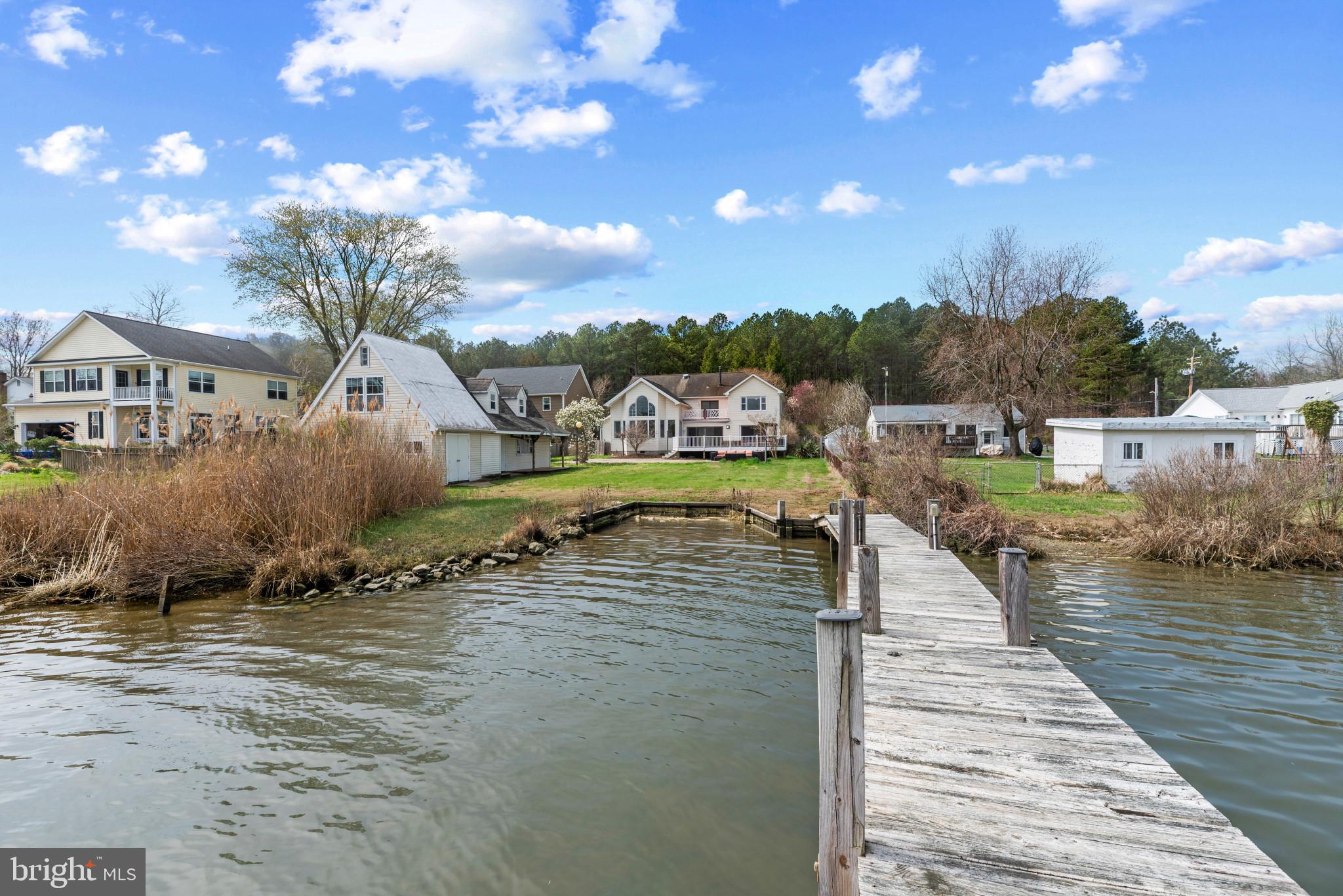 5929 Deale Beach Road Deale, MD 20751 - Photo 50 of 58 Dock featuring a residential view, a water view, a