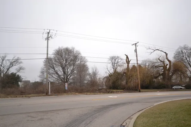 a view of a city street