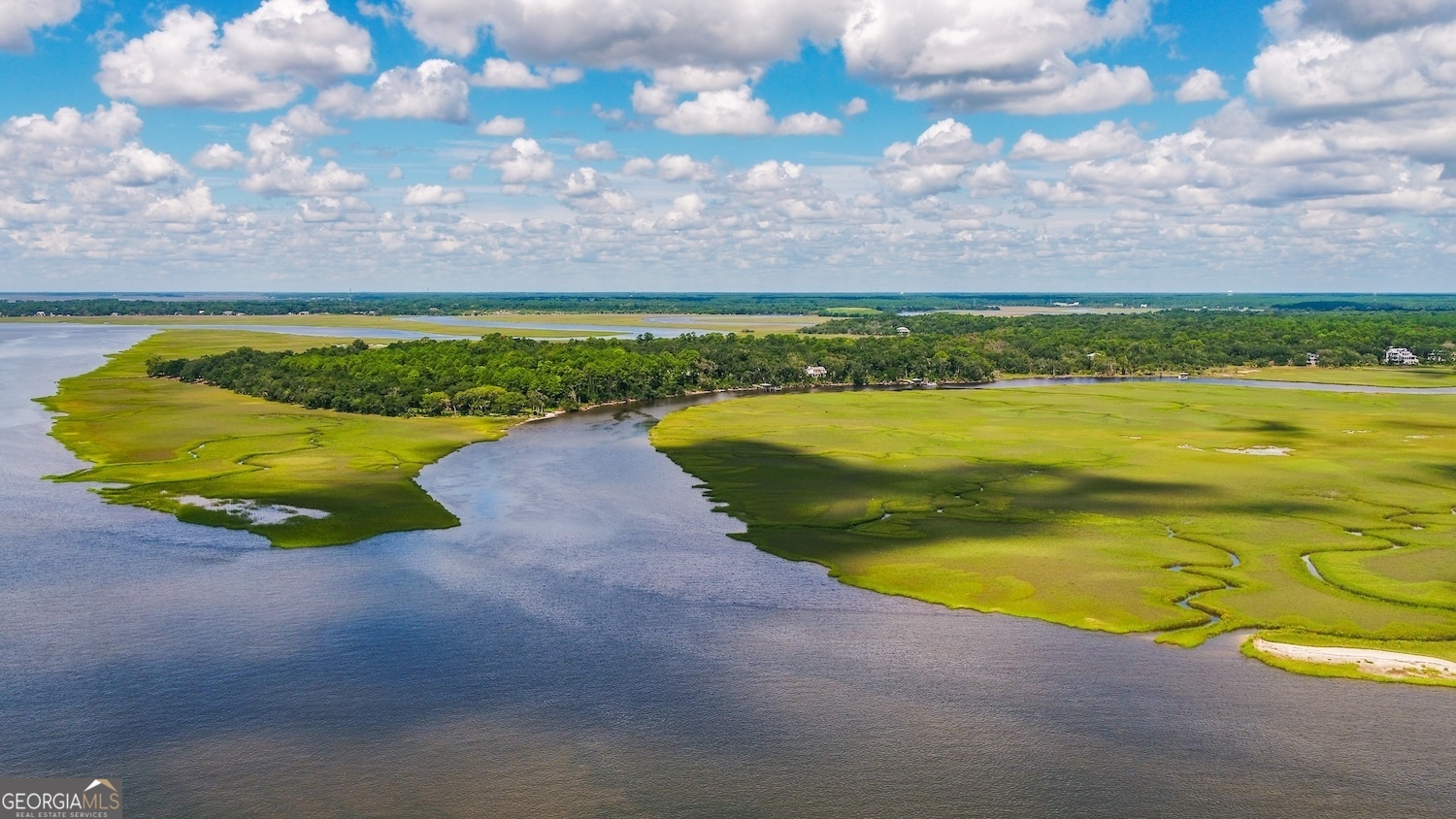 308 Anchor Way St. Marys, GA 31558 - Photo 54 of 55 a view of a lake with a big yard
