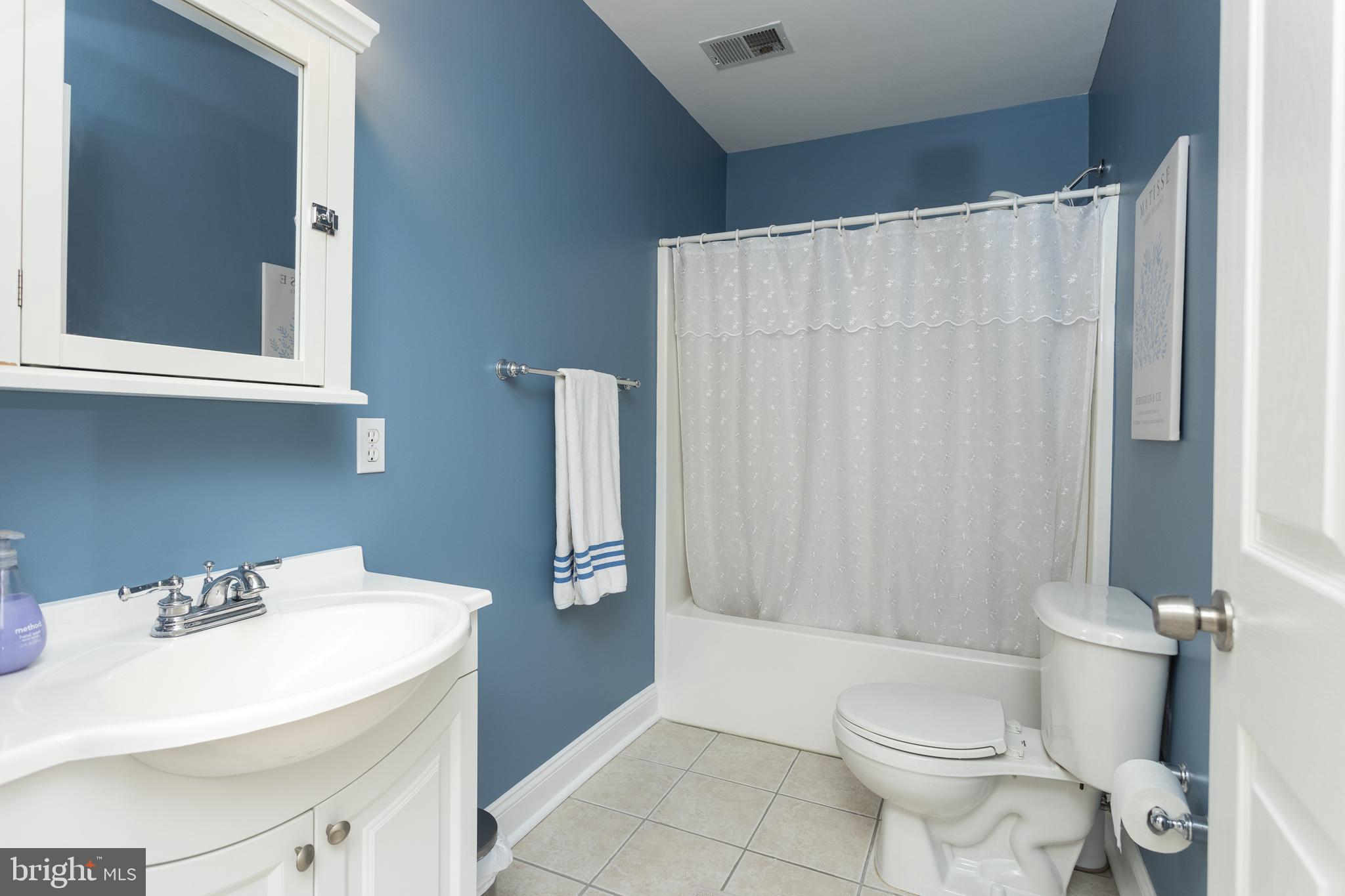 11104 Bird River Grove Road White Marsh, MD 21162 - Photo 22 of 48 a bathroom with a sink toilet and shower