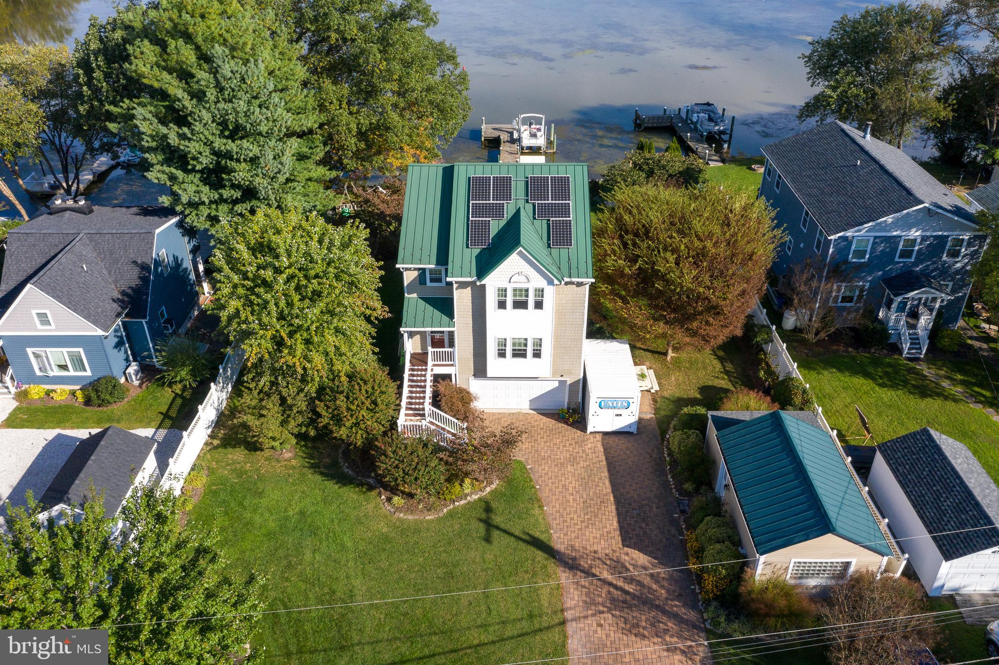 11104 Bird River Grove Road White Marsh, MD 21162 - Photo 38 of 48 an aerial view of a house with garden space and street view