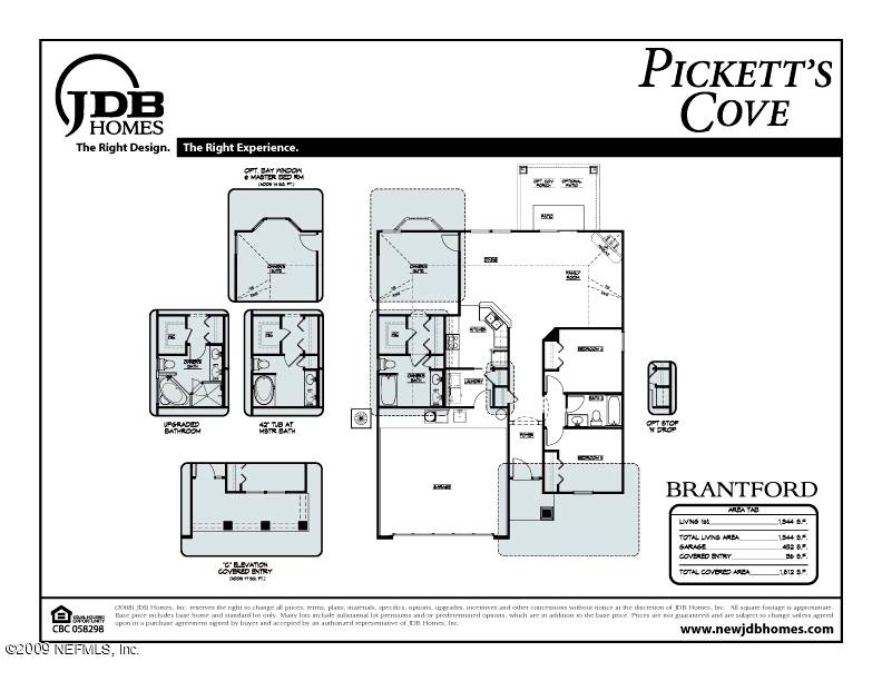 5810 Round Table Road Jacksonville, FL 32254 - Photo 2 of 2 Brantford Floor Plan