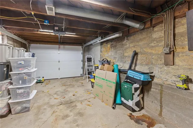 a view of water heater room