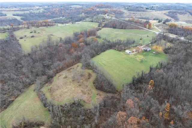 a swimming pool with lake view