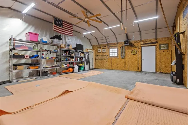 a view of storage and utility room