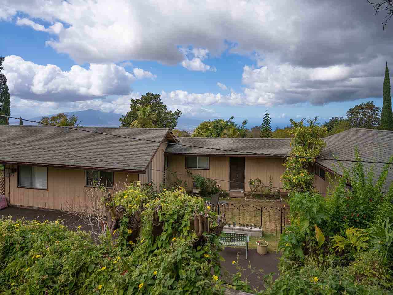 507 Lower Kimo Drive Kula, HI 96790 - Photo 18 of 30 a view of a house with a garden