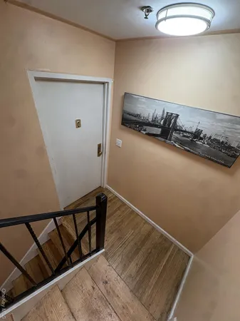 a view of a closet