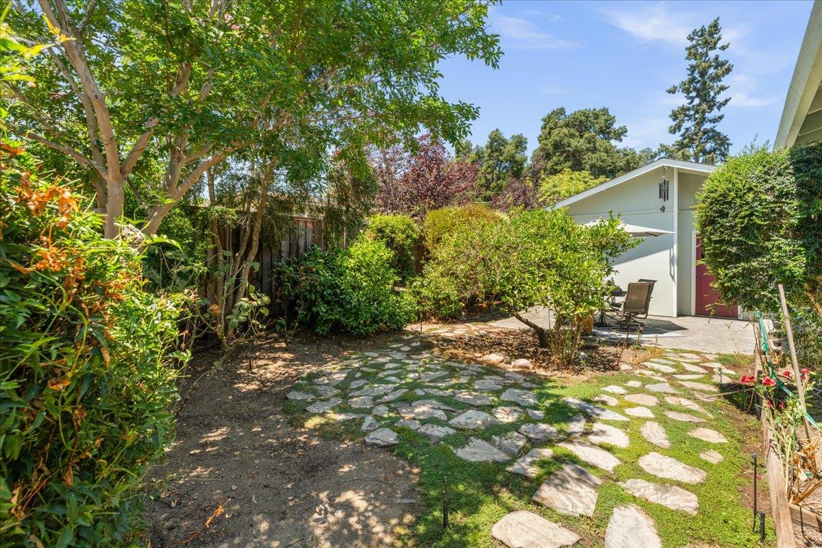 115 Hames Road Watsonville, CA 95076 - Photo 28 of 32 a view of a yard with plants and trees