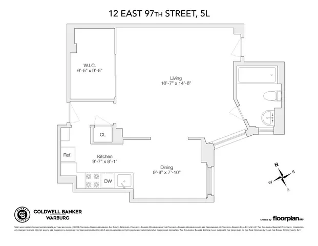 $420,000 | 12 East 97th Street, Unit 5L | Upper East Side