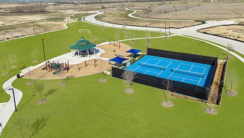 13507 Granite Park Road Ponder, TX 76259 - Photo 28 of 28 a small pool with lawn chairs