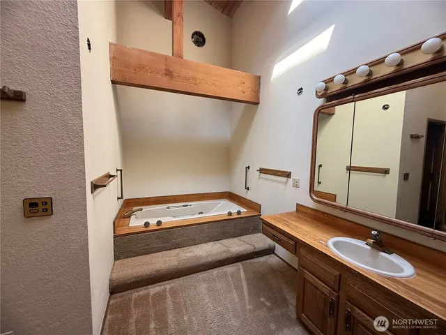 a close view of closet