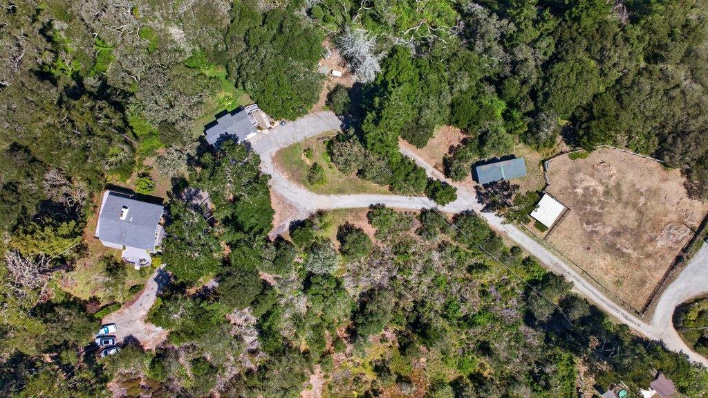 505 Hidden Valley Road Watsonville, CA 95076 - Photo 8 of 72 an aerial view of a house with a yard