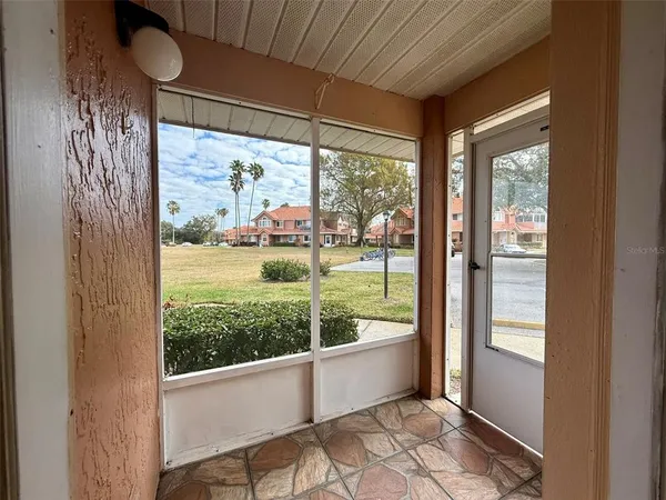 a view of a room with window