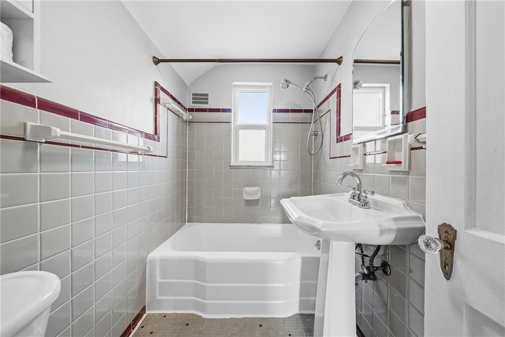 8 Allendale Place Pittsburgh, PA 15228 - Photo 28 of 34 a bathroom with a sink a toilet a shower and a mirror