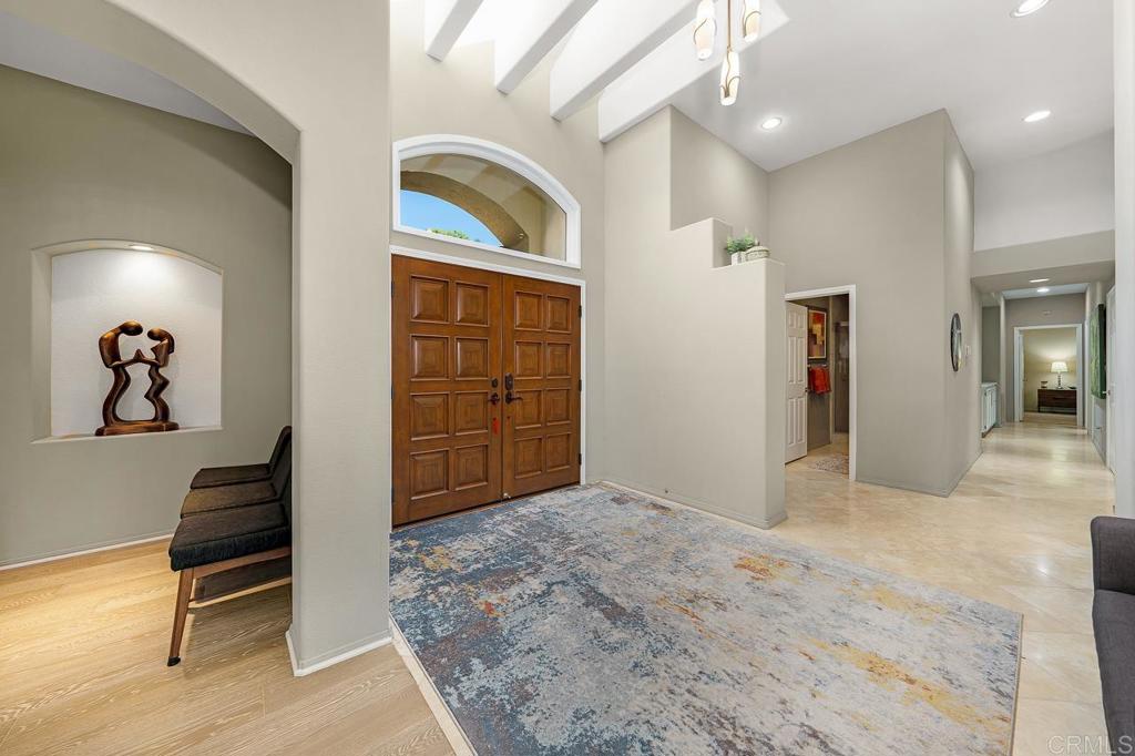 3762 Hidden Ridge Road Jamul, CA 91935 - Photo 11 of 29 workspace with wooden floor and cabinet