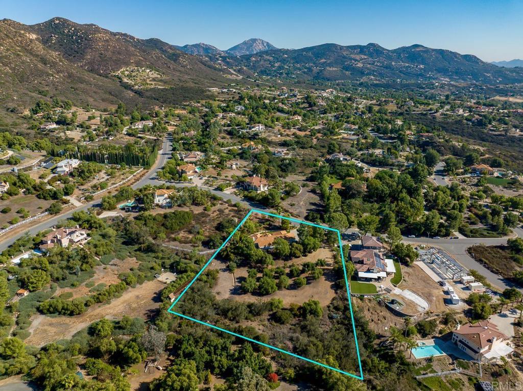 3762 Hidden Ridge Road Jamul, CA 91935 - Photo 29 of 29 an aerial view of residential house and green space