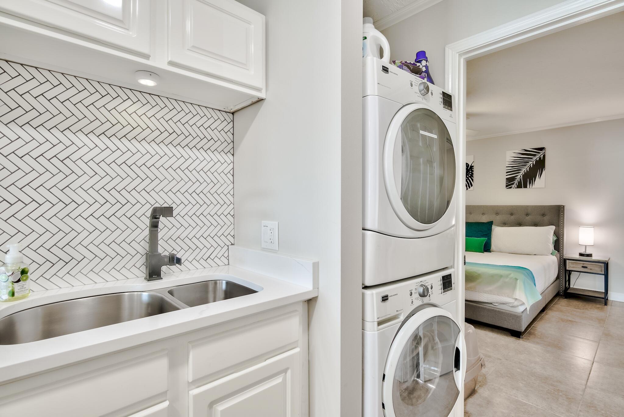 64 Cross Creek Road, Unit 11 Miramar Beach, FL 32550 - Photo 10 of 20 a utility room with dryer and washer