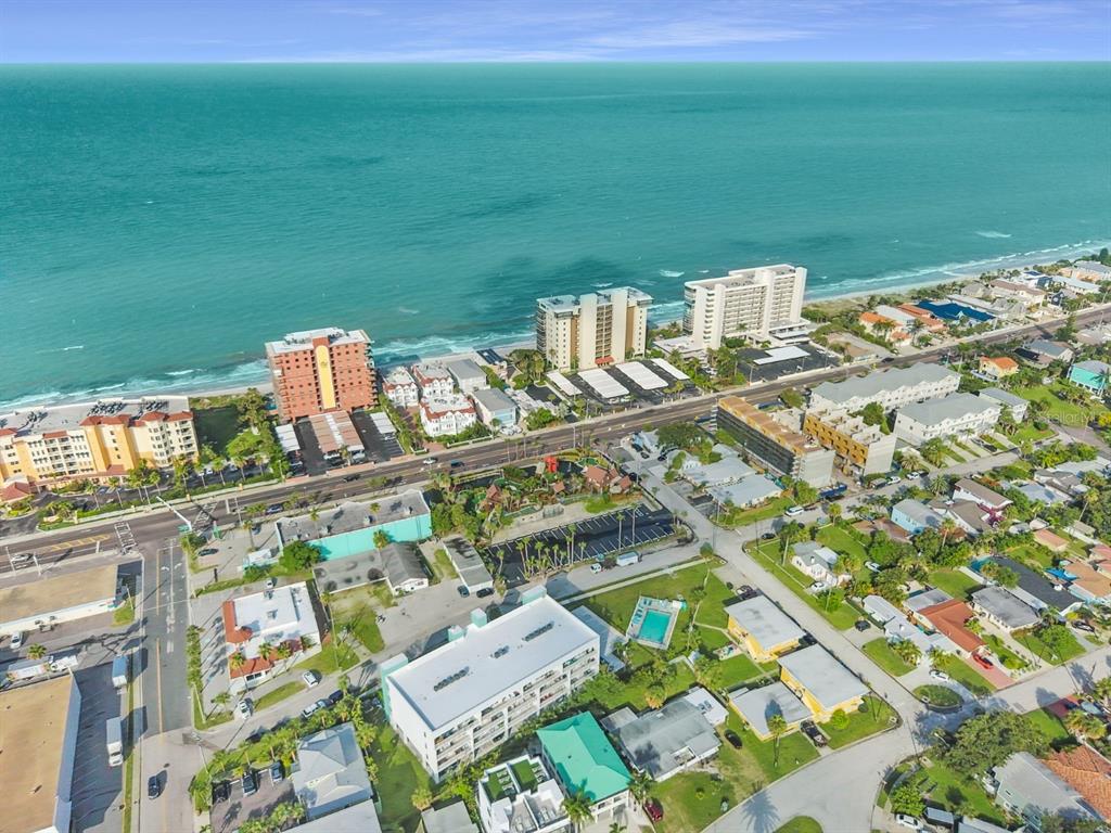 15305 1st Street East, Unit 202 Madeira Beach, FL 33708 - Photo 35 of 40 a view of a city with an ocean view