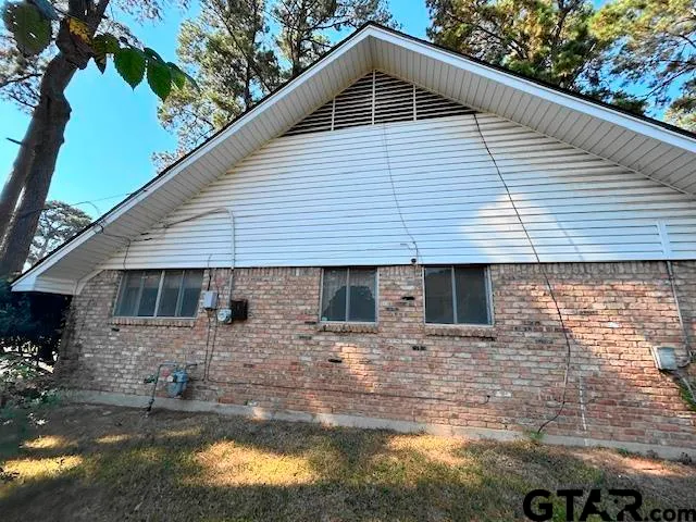 a backyard of a house