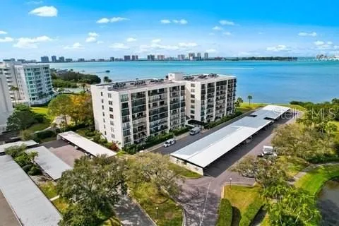 a view of a balcony with city view