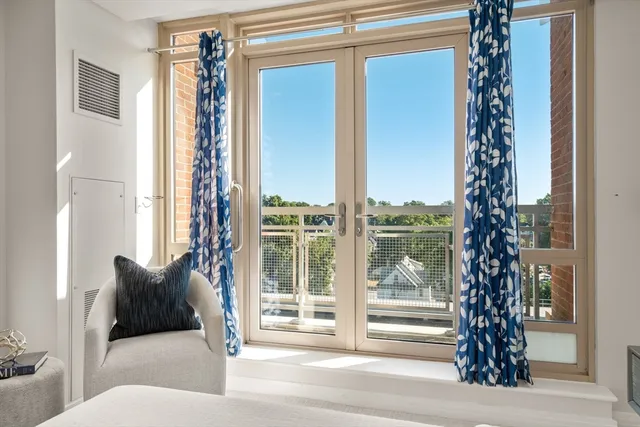 a balcony view with outdoor space