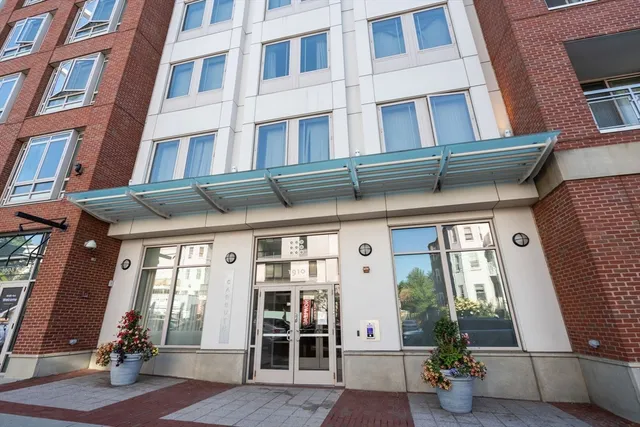 a front view of a building